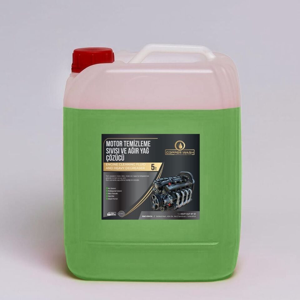 Motor Temizleme Ve Ağır Yağ Çözücü 5LT
