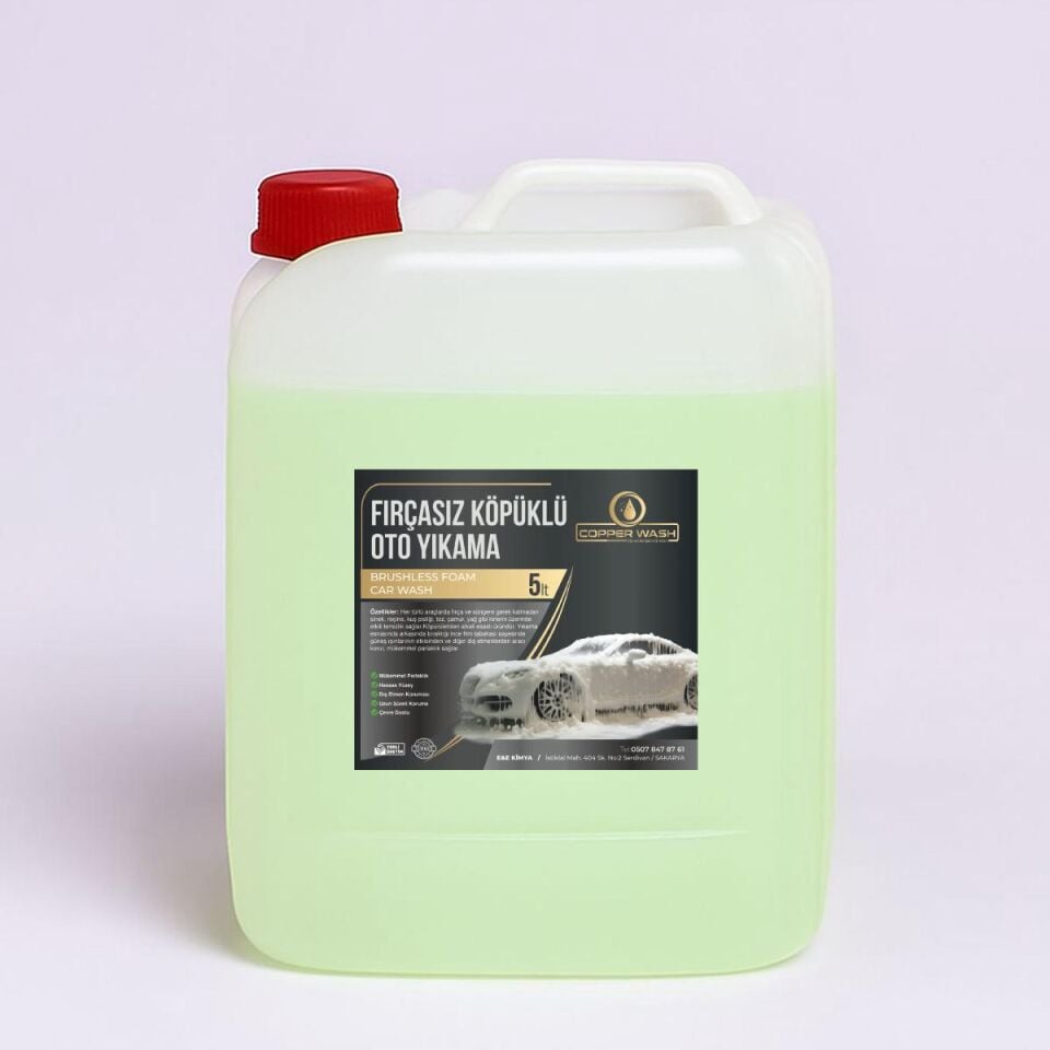 FIRÇASIZ KÖPÜKLÜ OTO YIKAMA 5LT
