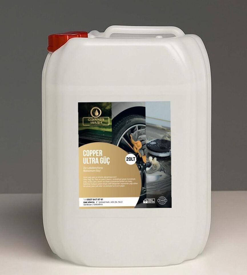 Ultra Yağ, Kir, Pas ve Leke Çıkarıcı 20 Lt